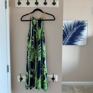 Lilly Pulitzer Palm Halter Dress - M